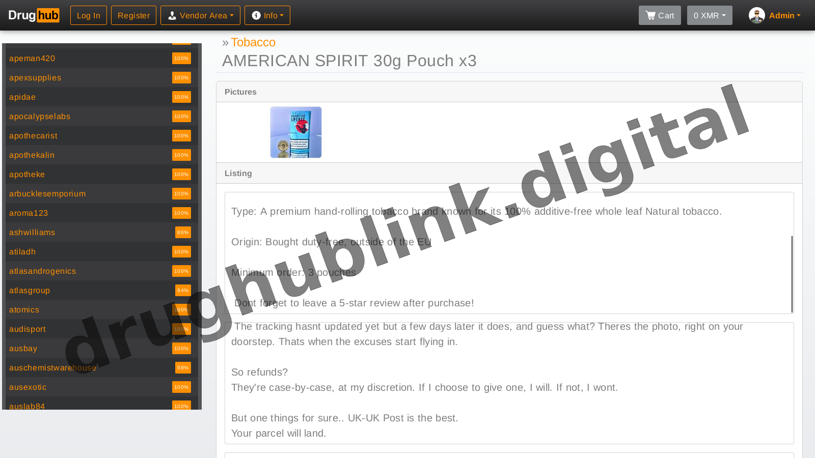 Main Market Dashboard